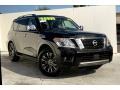 2019 Super Black Nissan Armada Platinum 4x4  photo #2