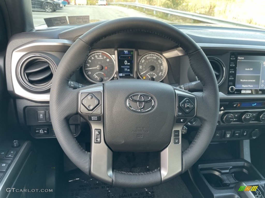 2023 Toyota Tacoma Limited Double Cab 4x4 Black Steering Wheel Photo #145157857