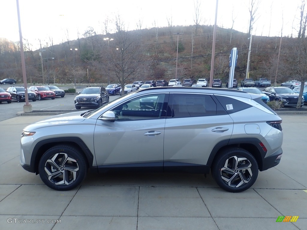 Shimmering Silver 2023 Hyundai Tucson Limited AWD Exterior Photo #145158259