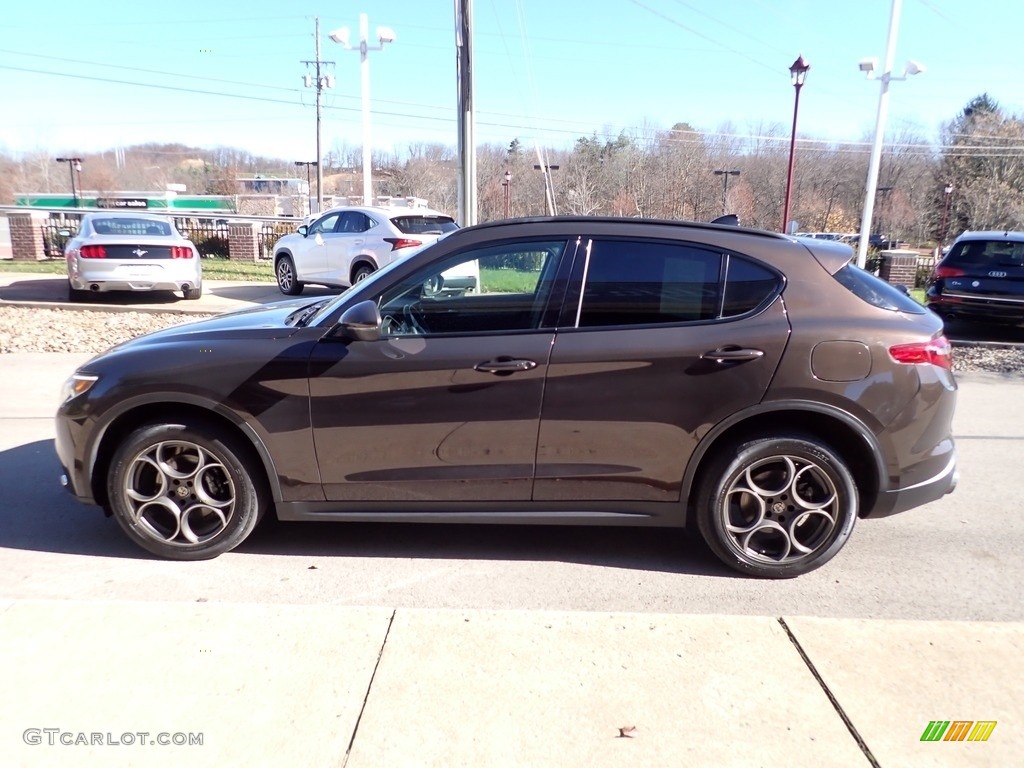 Basalto Brown Metallic 2018 Alfa Romeo Stelvio Sport AWD Exterior Photo #145158589