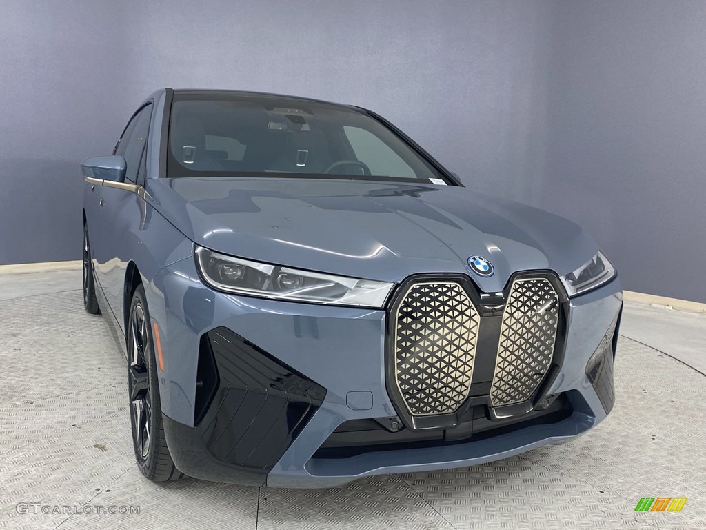 Storm Bay Metallic 2023 BMW iX xDrive50 Exterior Photo #145158652