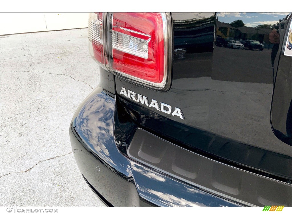 2019 Armada Platinum 4x4 - Super Black / Charcoal photo #33
