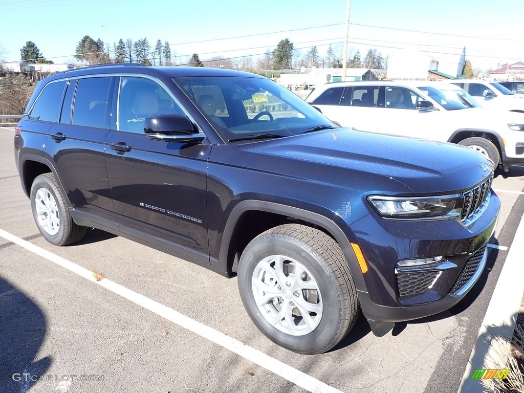 2023 Grand Cherokee Limited 4x4 - Midnight Sky / Wicker Beige/Global Black photo #3