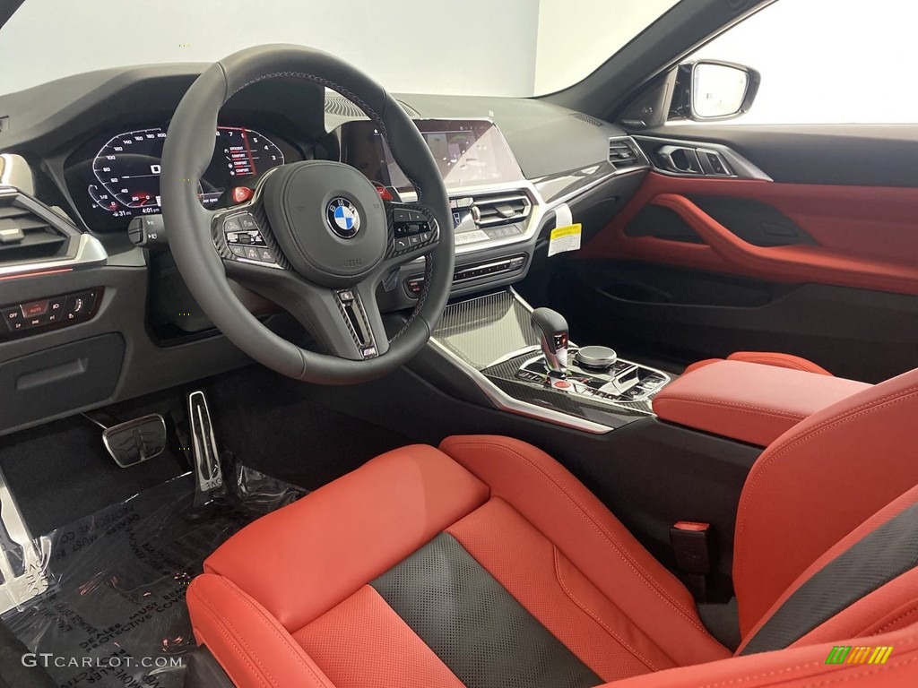Fiona Red/Black Interior 2023 BMW M4 Competition xDrive Convertible Photo #145159678