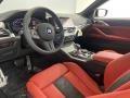 Fiona Red/Black 2023 BMW M4 Competition xDrive Convertible Interior Color