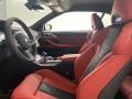 2023 BMW M4 Fiona Red/Black Interior Front Seat Photo