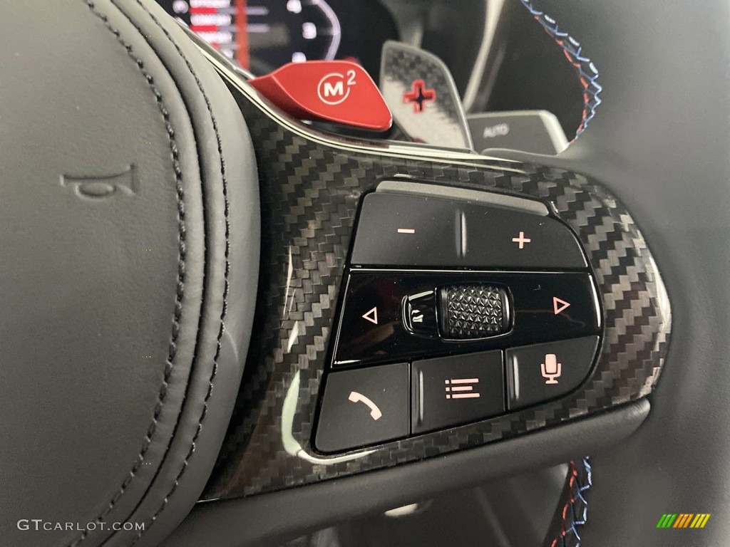 2023 BMW M4 Competition xDrive Convertible Fiona Red/Black Steering Wheel Photo #145159780