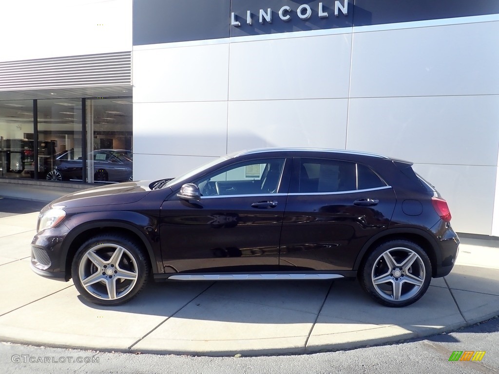 2015 GLA 250 4Matic - Northern Lights Violet Metallic / Black photo #2