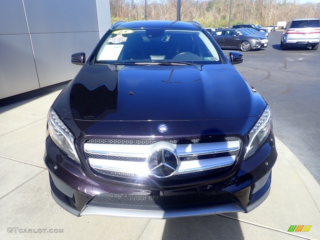 2015 GLA 250 4Matic - Northern Lights Violet Metallic / Black photo #9