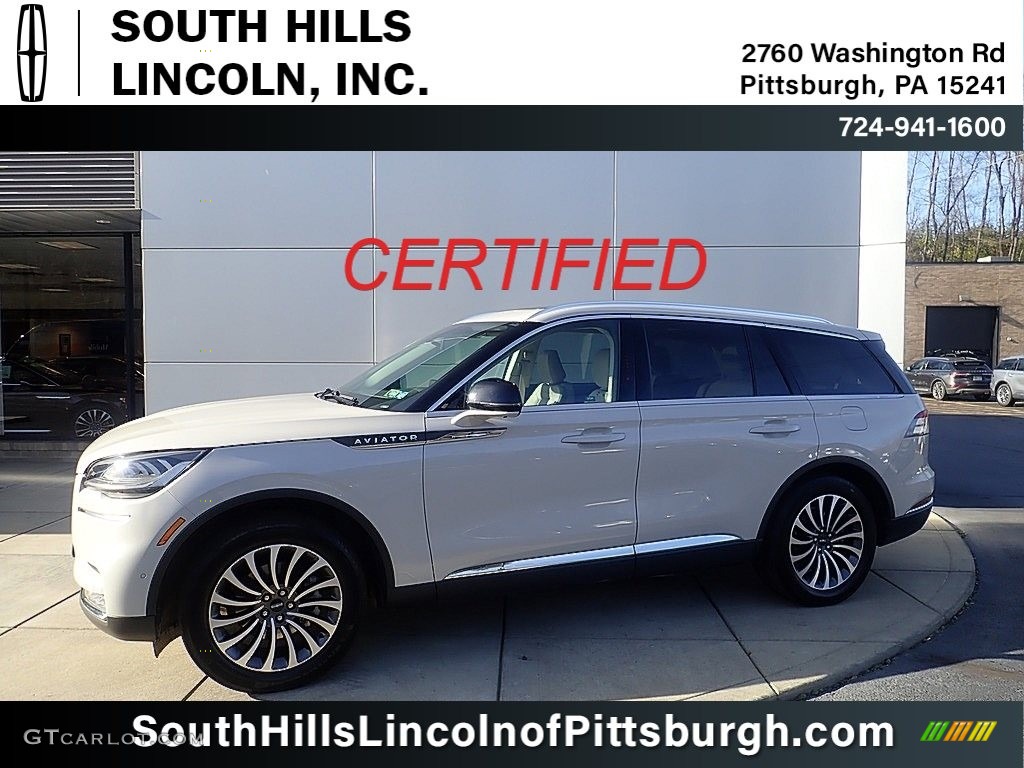 2020 Aviator Reserve AWD - Ceramic Pearl / Sandstone photo #1