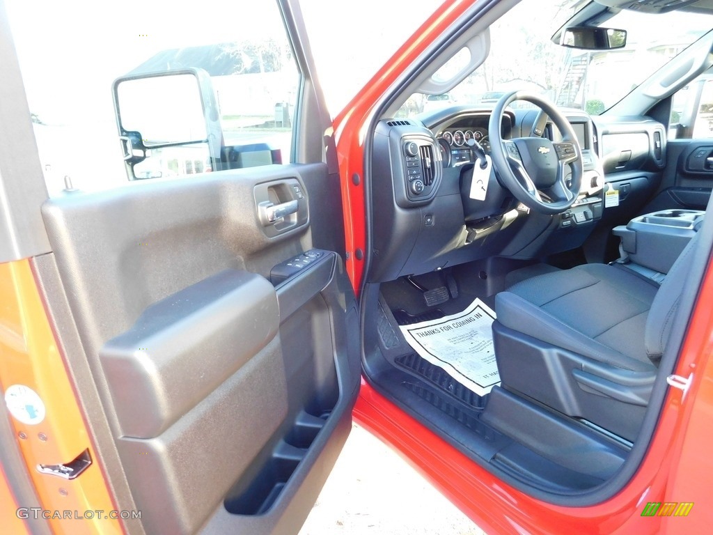 Jet Black Interior 2023 Chevrolet Silverado 2500HD Custom Crew Cab 4x4 Photo #145161553