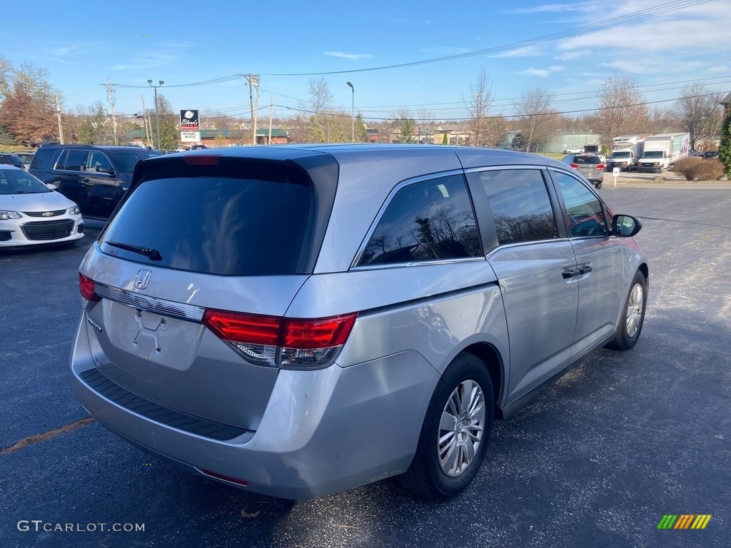 2015 Odyssey LX - Alabaster Silver Metallic / Gray photo #6