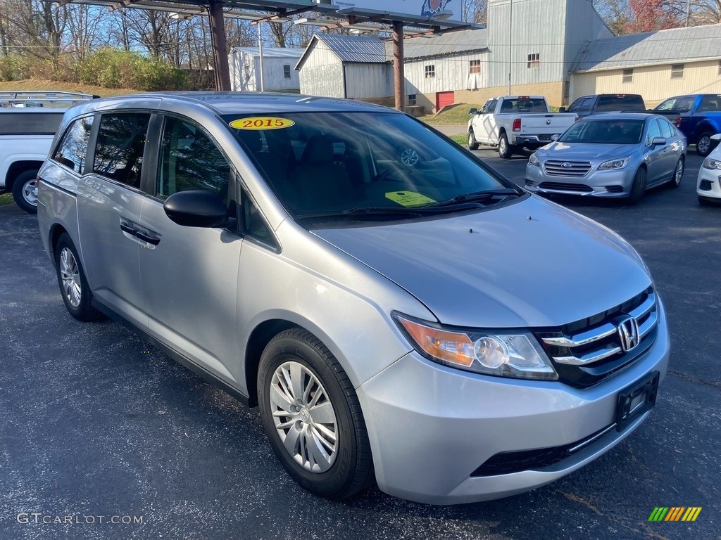 2015 Odyssey LX - Alabaster Silver Metallic / Gray photo #7