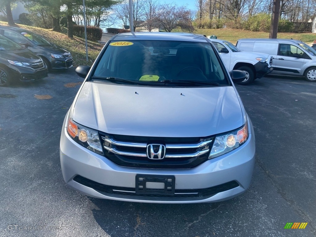 2015 Odyssey LX - Alabaster Silver Metallic / Gray photo #8
