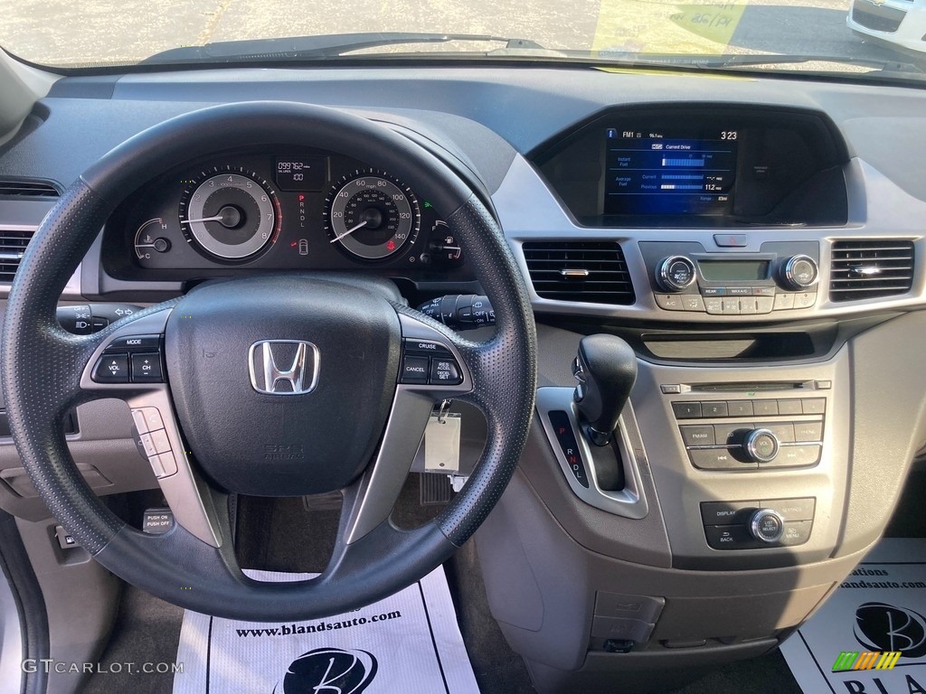 2015 Odyssey LX - Alabaster Silver Metallic / Gray photo #12