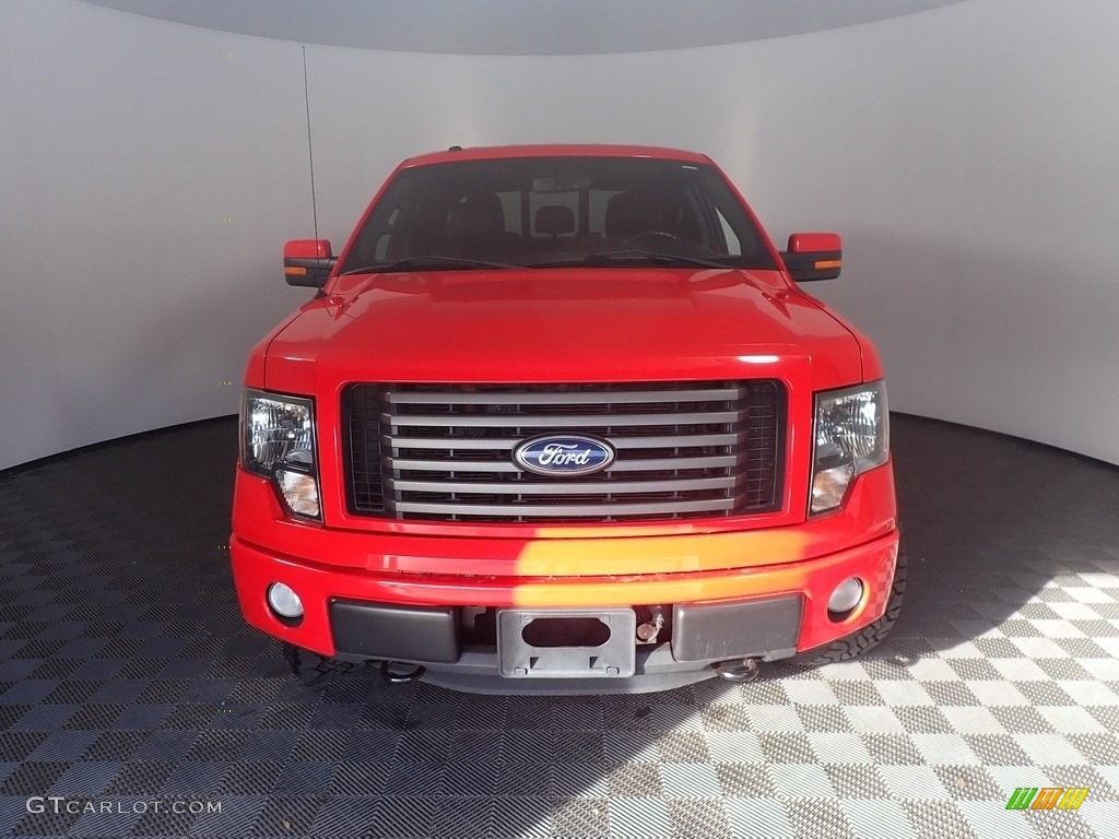 2011 F150 FX4 SuperCab 4x4 - Race Red / Black photo #4