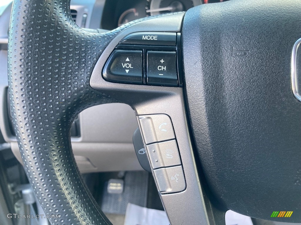 2015 Odyssey LX - Alabaster Silver Metallic / Gray photo #15