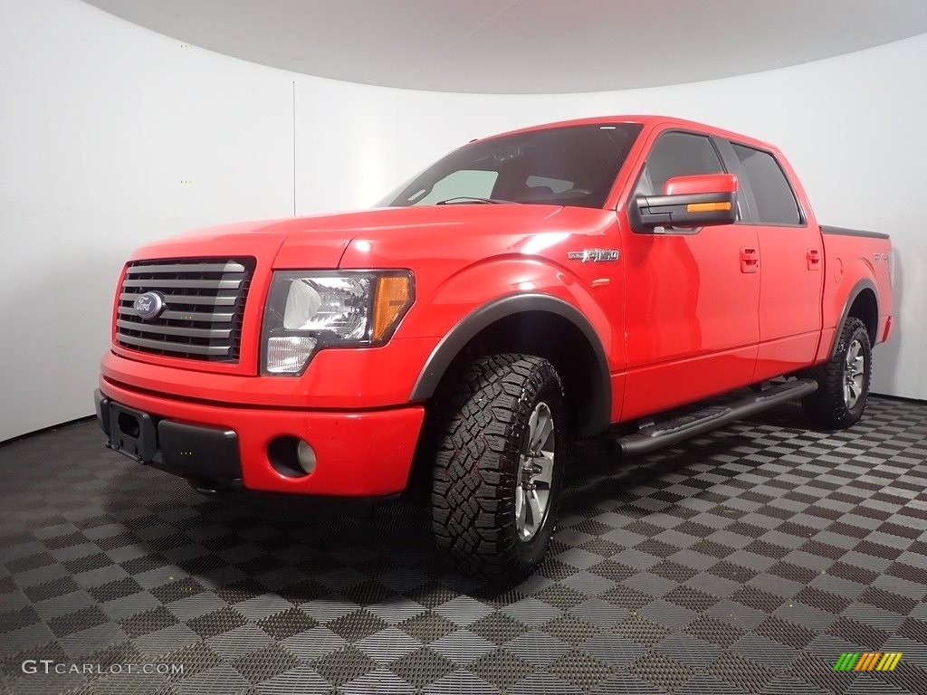 2011 F150 FX4 SuperCab 4x4 - Race Red / Black photo #7