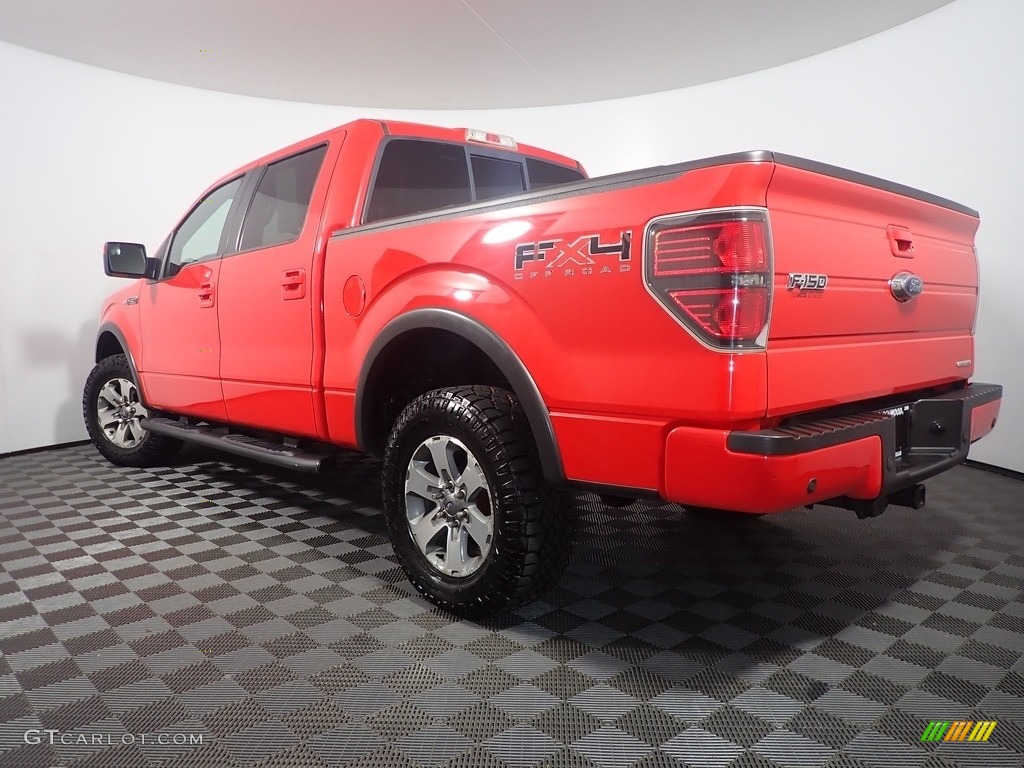 2011 F150 FX4 SuperCab 4x4 - Race Red / Black photo #10