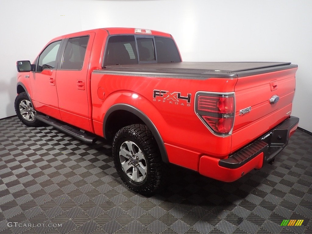 2011 F150 FX4 SuperCab 4x4 - Race Red / Black photo #11
