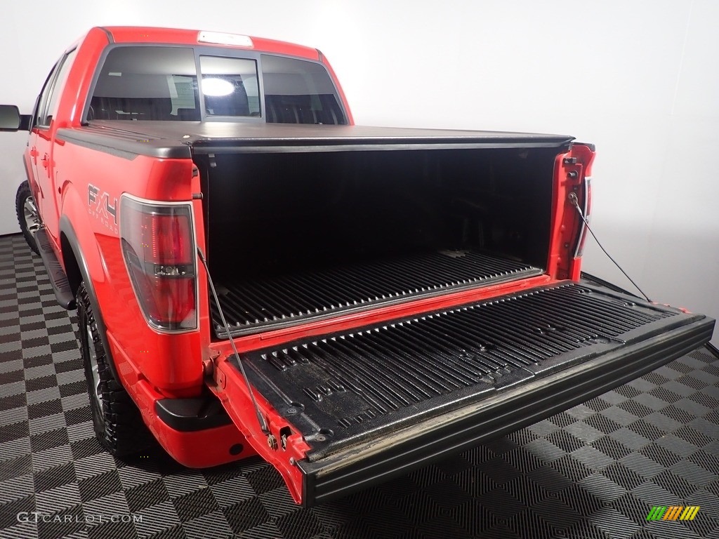 2011 F150 FX4 SuperCab 4x4 - Race Red / Black photo #13