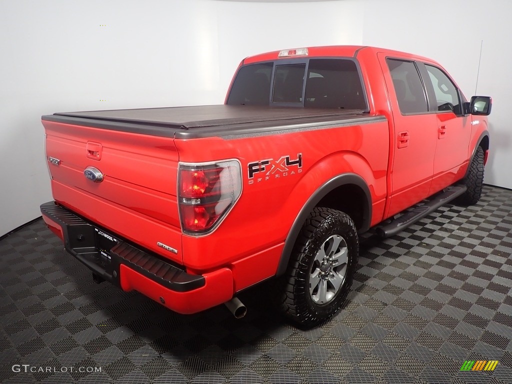 2011 F150 FX4 SuperCab 4x4 - Race Red / Black photo #15