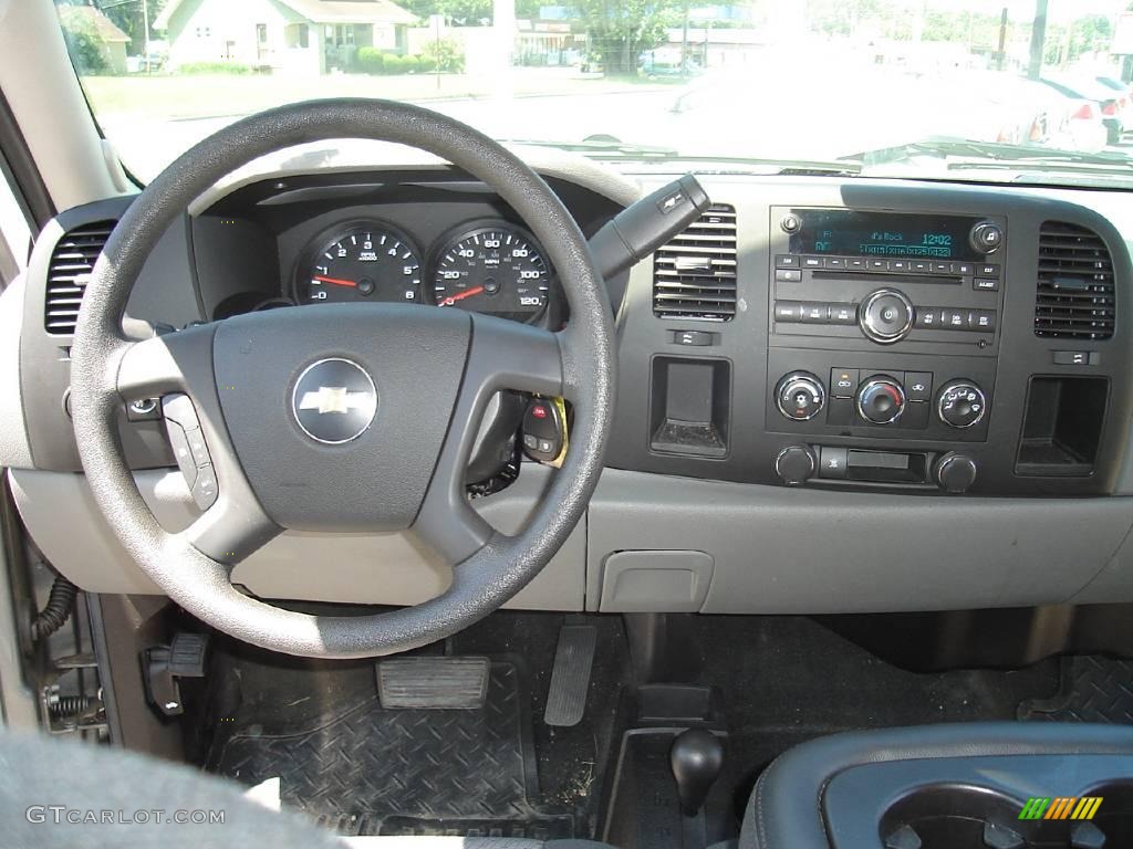 2008 Silverado 1500 Work Truck Crew Cab 4x4 - Graystone Metallic / Dark Titanium photo #19