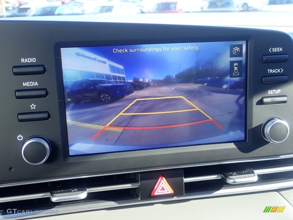 2023 Elantra Blue Hybrid - Fluid Metal / Medium Gray photo #20