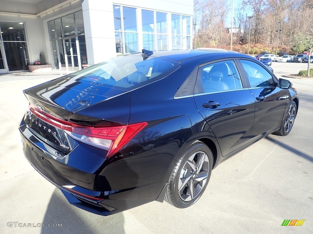 2023 Elantra Limited - Phantom Black / Black photo #2