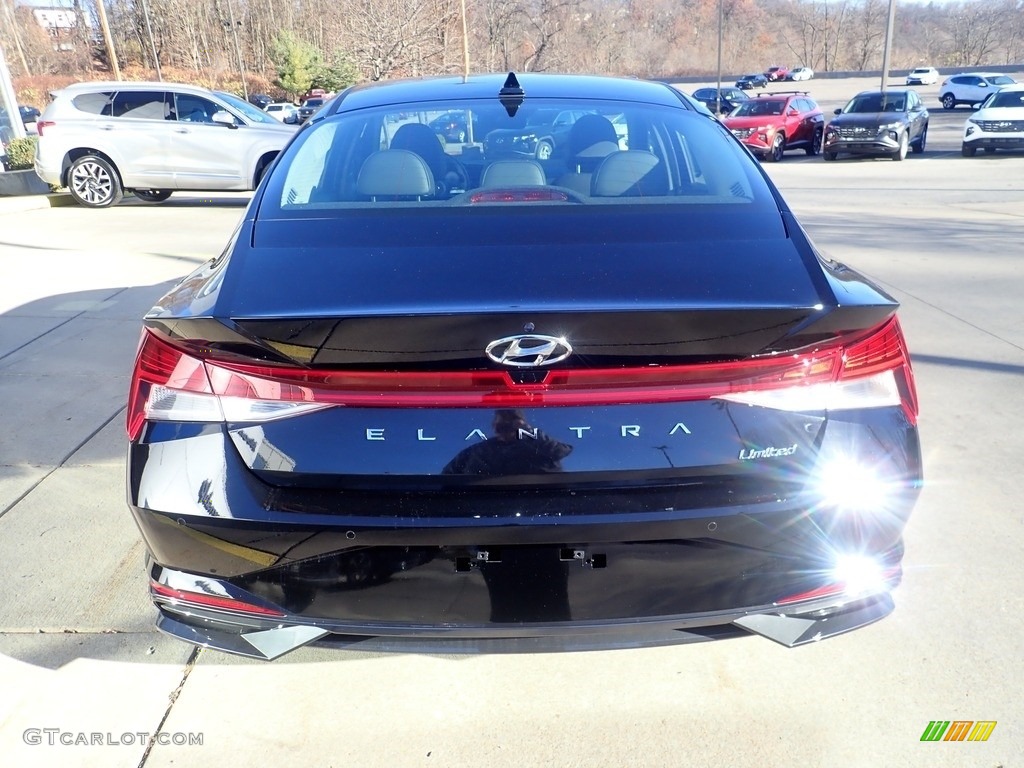 2023 Elantra Limited - Phantom Black / Black photo #3