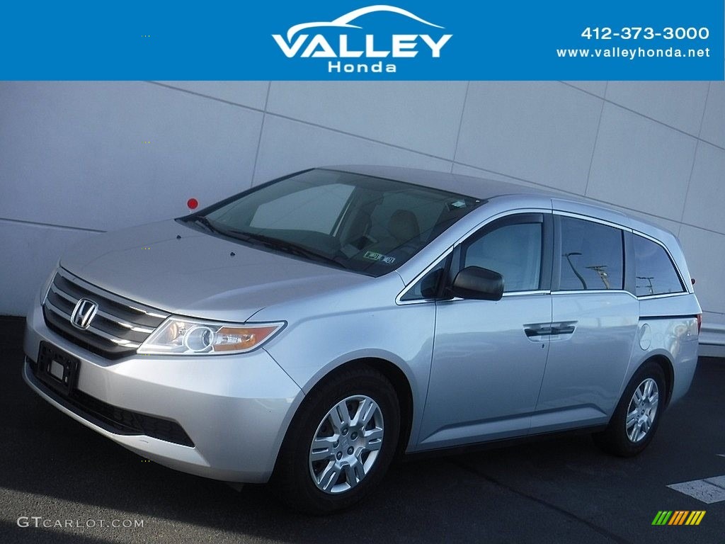 2012 Odyssey LX - Alabaster Silver Metallic / Gray photo #1