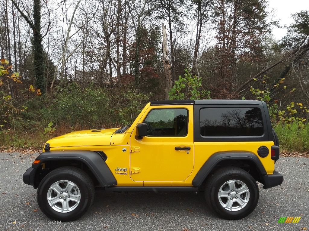 2019 Wrangler Sport 4x4 - Hellayella / Black/Heritage Tan photo #1