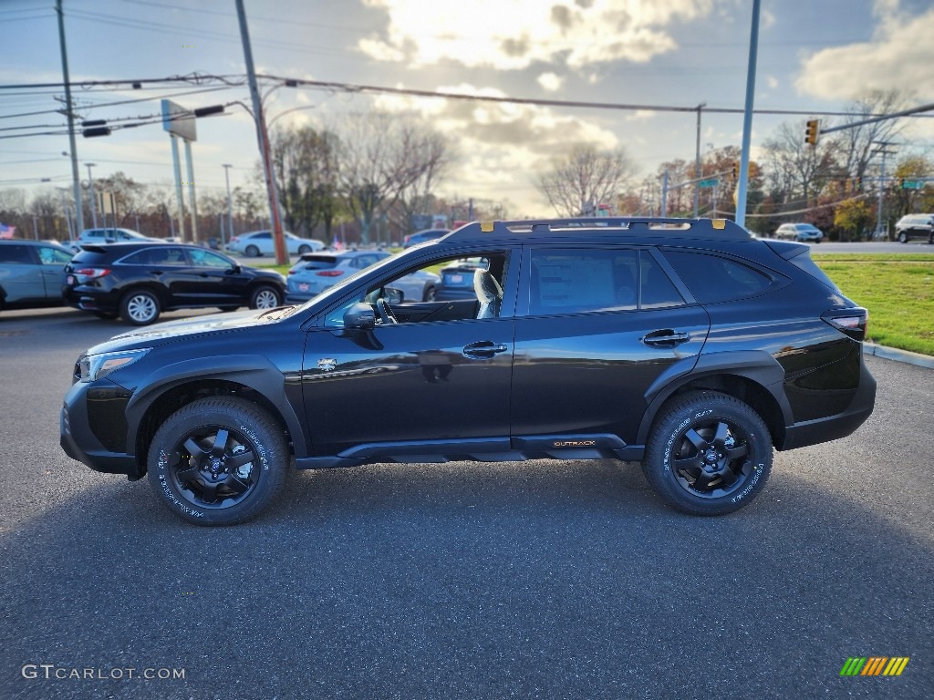 Crystal Black Silica 2023 Subaru Outback Wilderness Exterior Photo #145163605