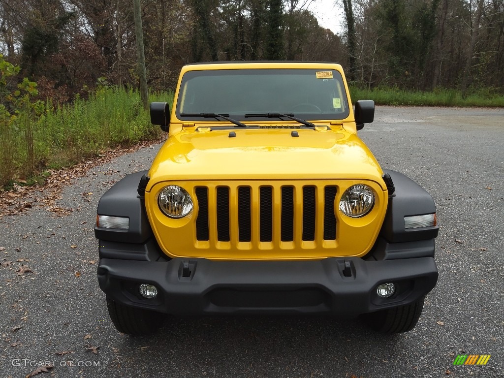 2019 Wrangler Sport 4x4 - Hellayella / Black/Heritage Tan photo #3