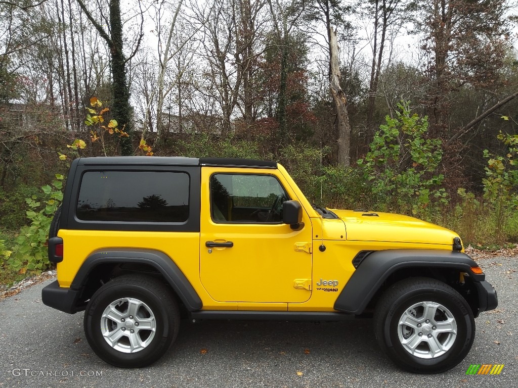 2019 Wrangler Sport 4x4 - Hellayella / Black/Heritage Tan photo #5