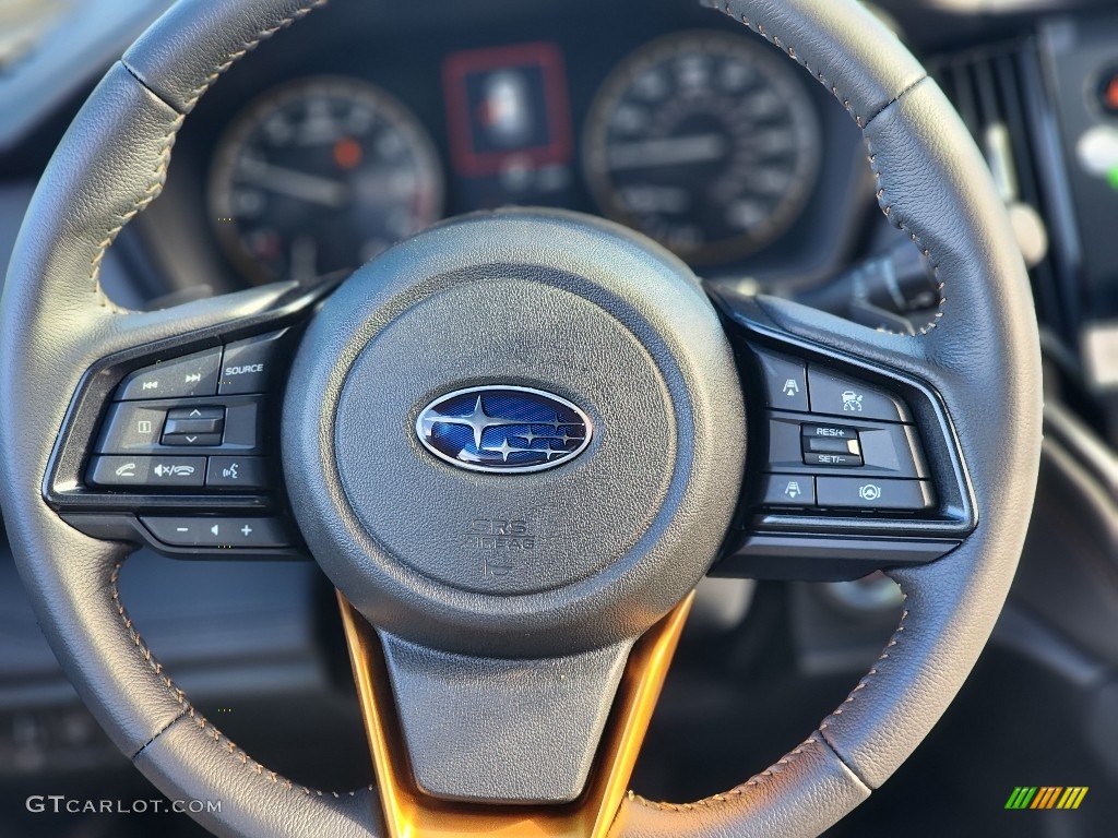 2023 Subaru Outback Wilderness Titanium Gray Steering Wheel Photo #145163680