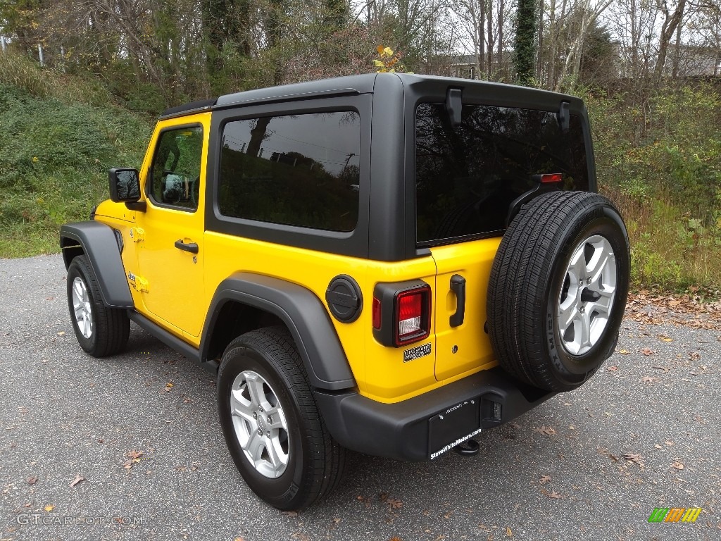 2019 Wrangler Sport 4x4 - Hellayella / Black/Heritage Tan photo #8