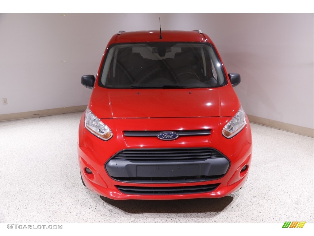 2018 Transit Connect XLT Passenger Wagon - Race Red / Charcoal Black photo #2