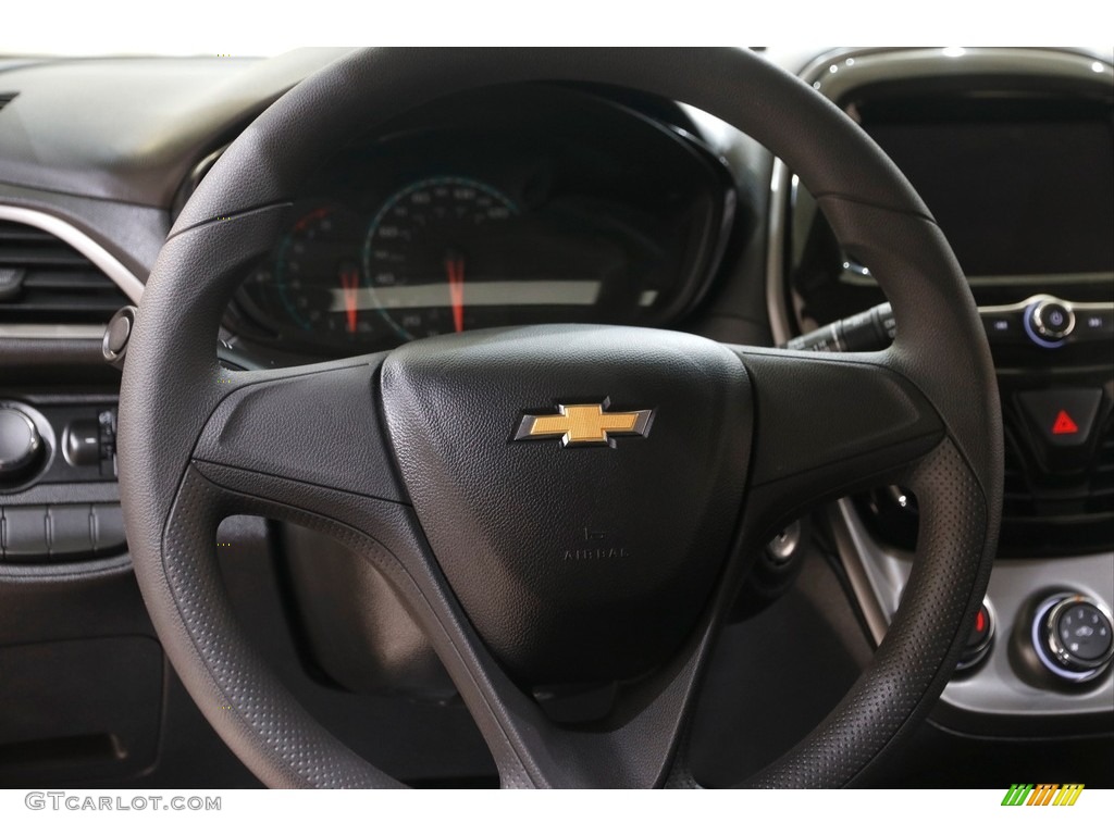 2021 Chevrolet Spark LS Jet Black Steering Wheel Photo #145164160