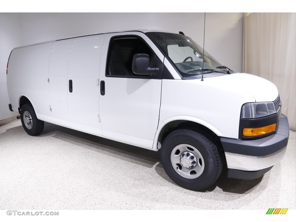 Summit White 2018 Chevrolet Express 2500 Cargo WT Exterior Photo #145164294