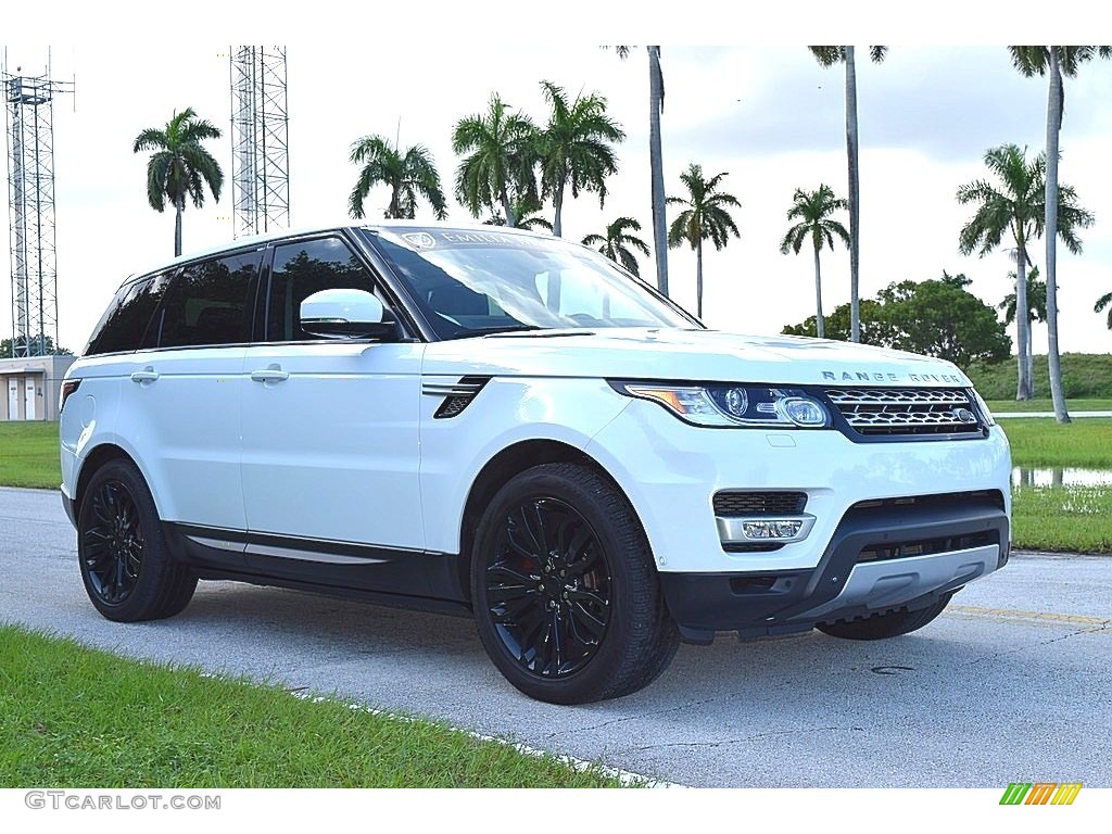 2014 Range Rover Sport HSE - Fuji White / Espresso/Almond/Almond photo #2