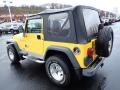 2002 Solar Yellow Jeep Wrangler SE 4x4  photo #3