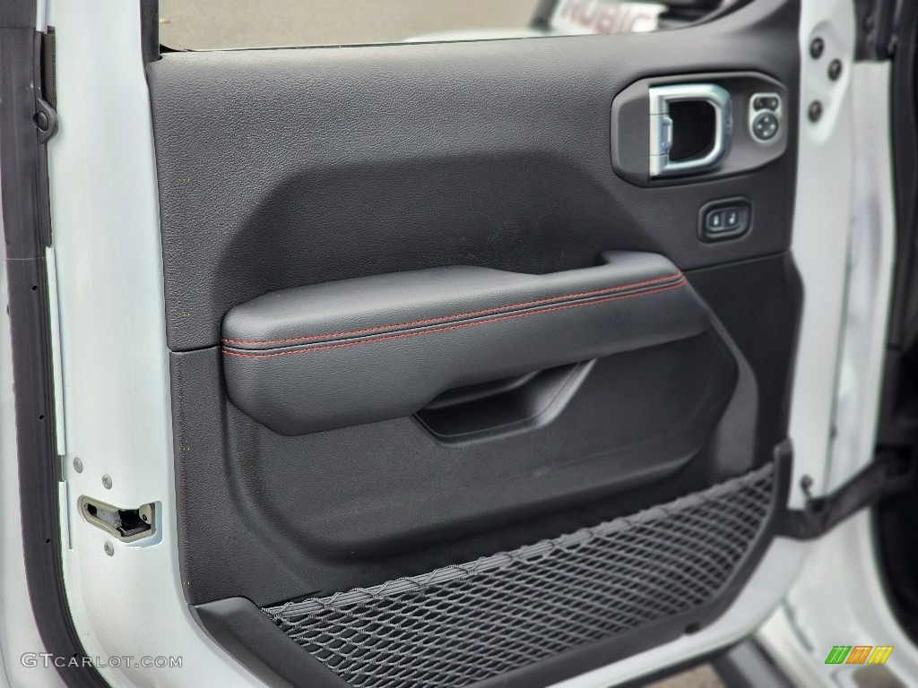 2022 Jeep Wrangler Unlimited Rubicon 4x4 Black Door Panel Photo #145166114