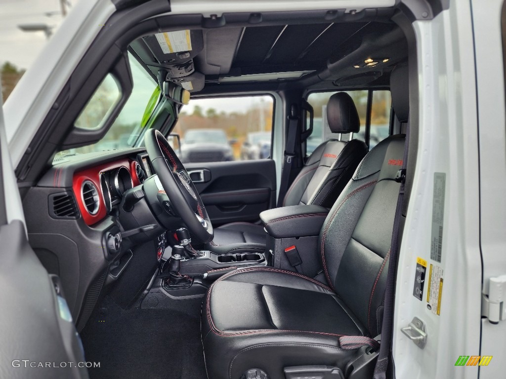 Black Interior 2022 Jeep Wrangler Unlimited Rubicon 4x4 Photo #145166129