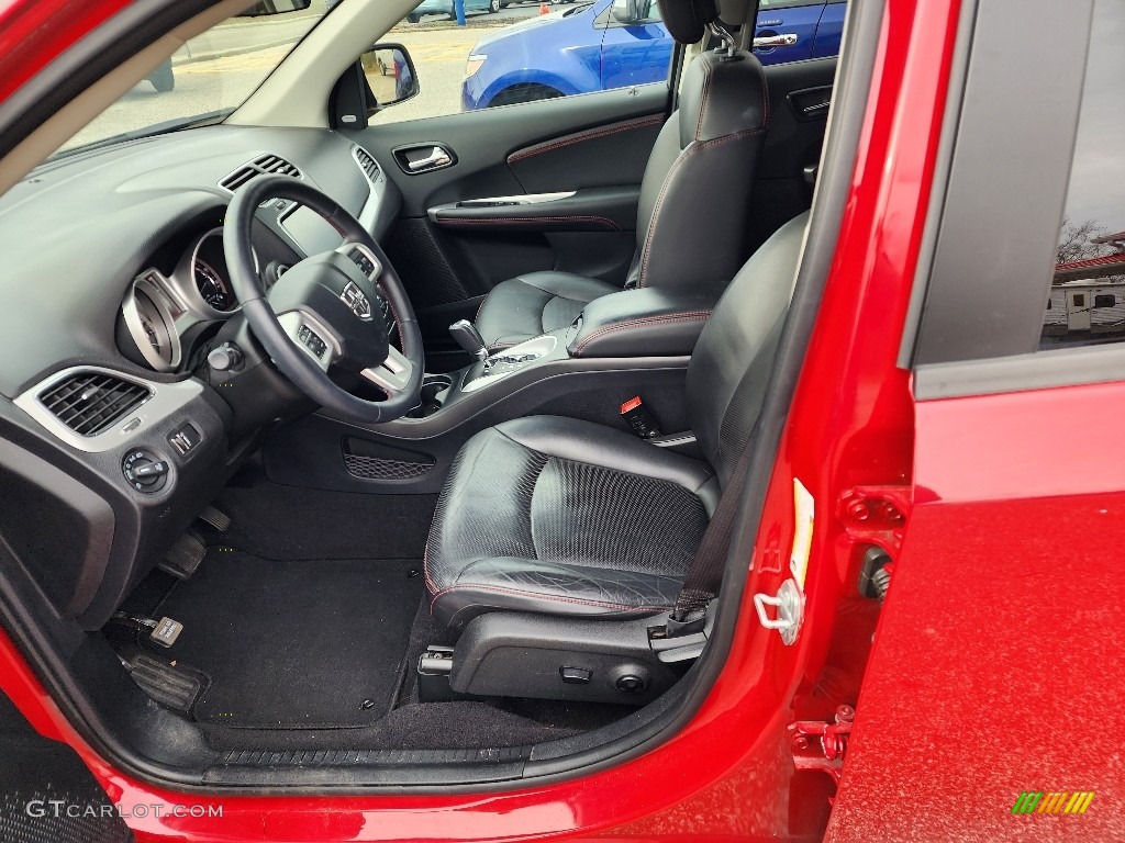 Black/Red Interior 2018 Dodge Journey GT AWD Photo #145166384