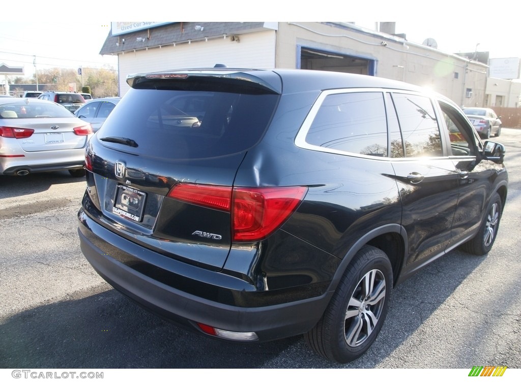 2016 Pilot EX AWD - Black Forest Pearl / Gray photo #5