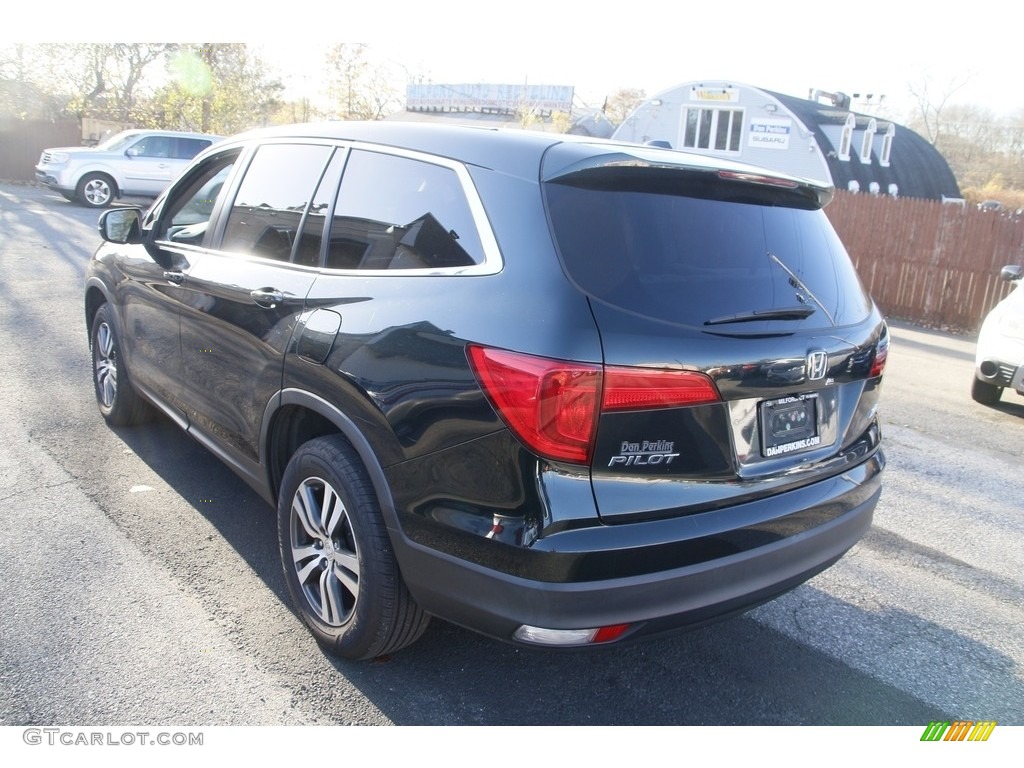 2016 Pilot EX AWD - Black Forest Pearl / Gray photo #7