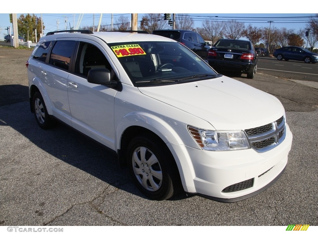 2018 Journey SE AWD - Vice White / Black photo #3