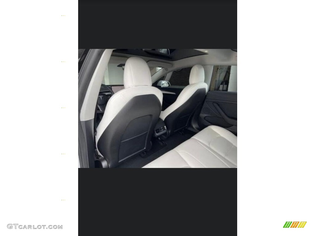 2022 Model 3 Long Range AWD - Pearl White Multi-Coat / White photo #10