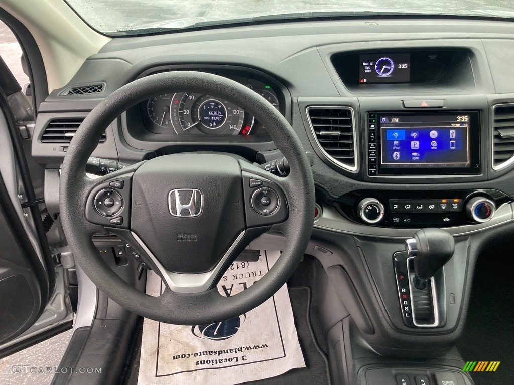 2016 CR-V EX AWD - Alabaster Silver Metallic / Black photo #11